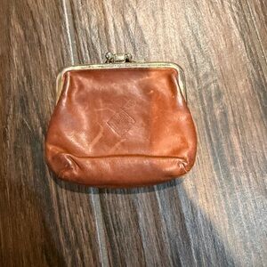 Vintage America Brown Leather Coin Purse